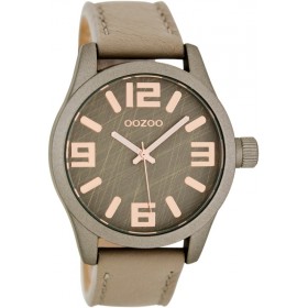 OOZOO Timepieces 41mm Taupe Leather C7602